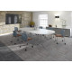 Deco Curved Folding Leg Meeting Room Table 